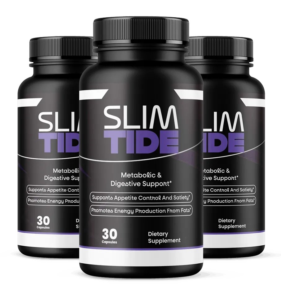 SlimTide three-bottle package, 90-day supply